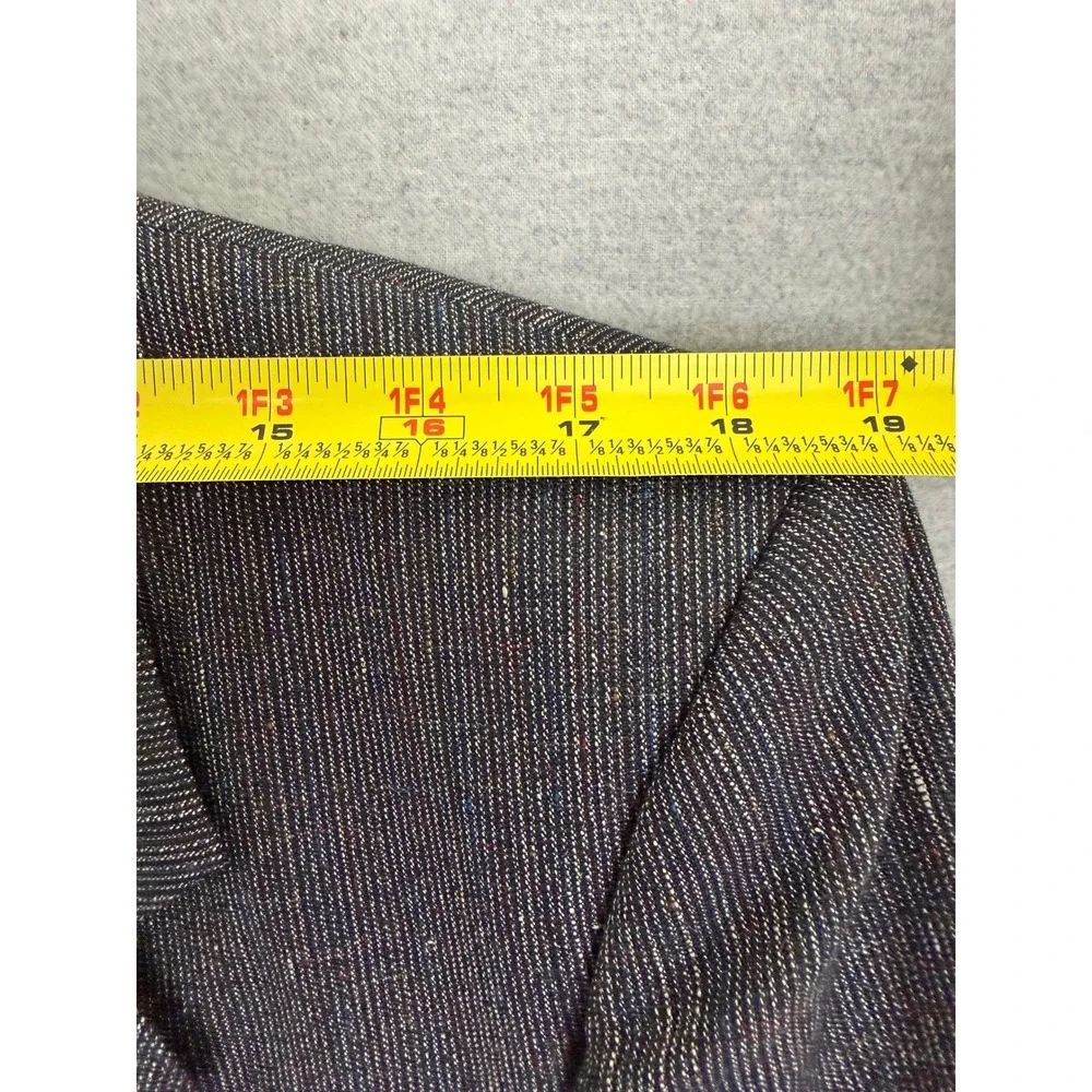 Francesco Maiolo Mens 42L Grey Wool Silk Blend‎ Hand Tailored Blazer Sport Coat